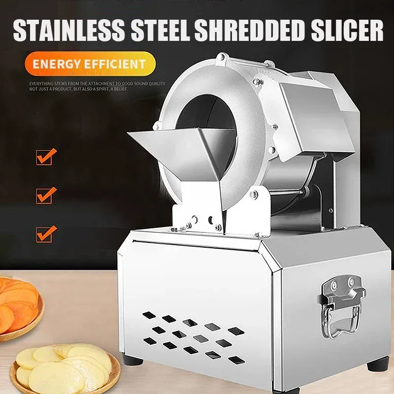 Commercial vegetable cutter Potato slicer Potato chip slicer Multifunctional electric vegetable cutter slicer