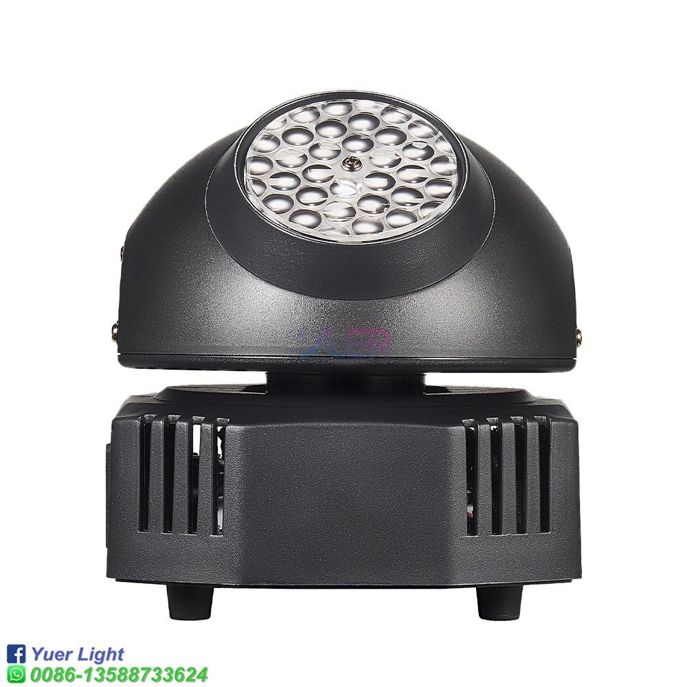 Imagem -04 - Yuer-mini Beetle Disco Luzes Bola Colorido Led Beam Laser Verde Movendo Luzes Cabeça Dmx512 Strobe Nightclub Party Show