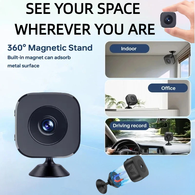 1080P HD Security WiFi Camera 4K Full HD Mini Surveillance With 2 Way Audio Motion Detection Infrared Night Vision Security Move