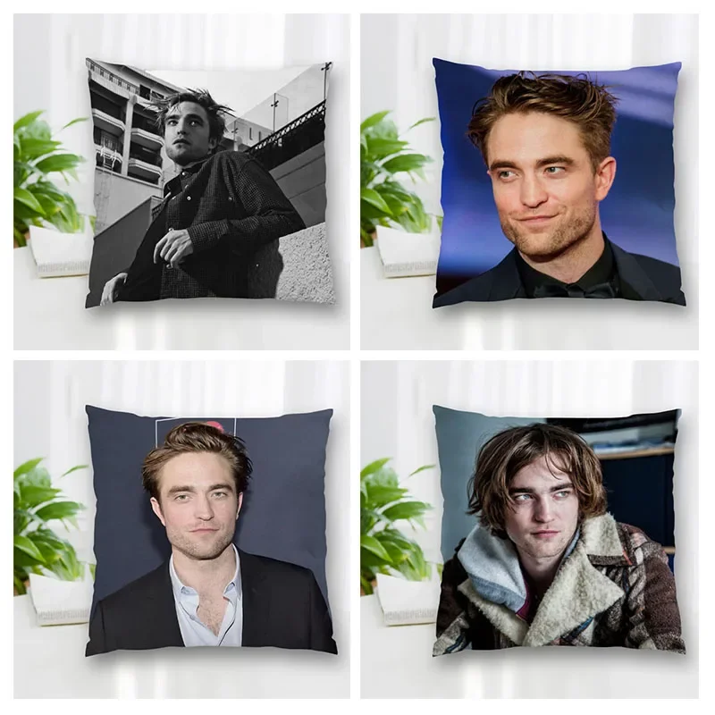 Square Pillowcase Robert Pattinson Cushion Cover Polyester Throw Pillows Sofa Home Decor Decoration Decorative Pillowcase