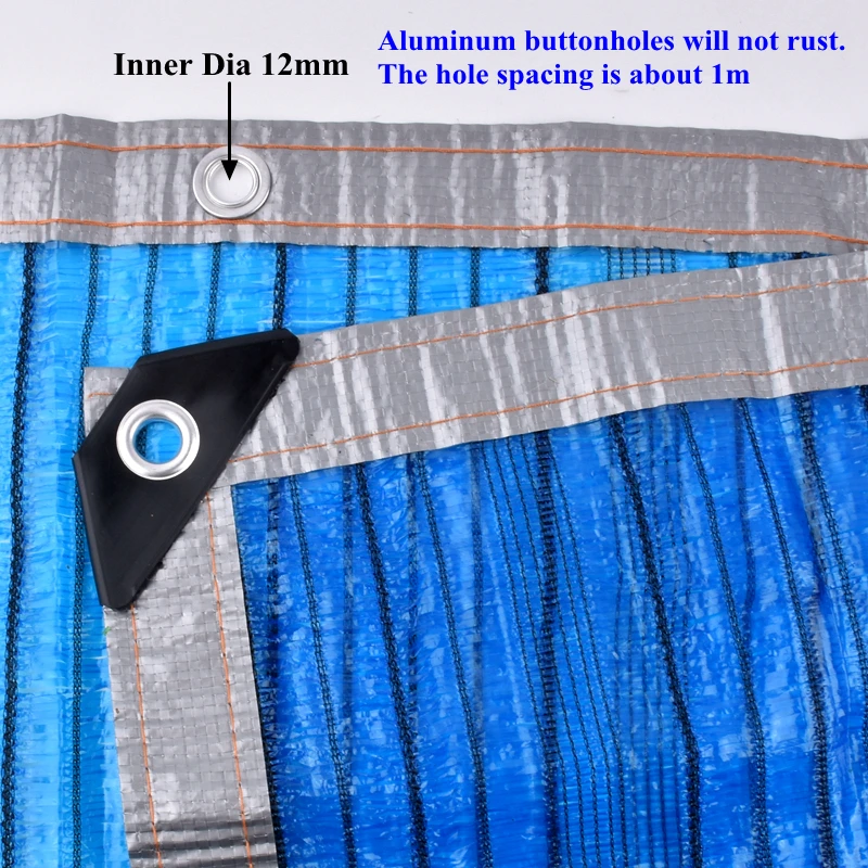 Blue Flat Needle Anti-UV Sunshade Net Garden Succulent Plant Shading Net Outdoor Car Shed Awning Swimming Pool Shading Sails