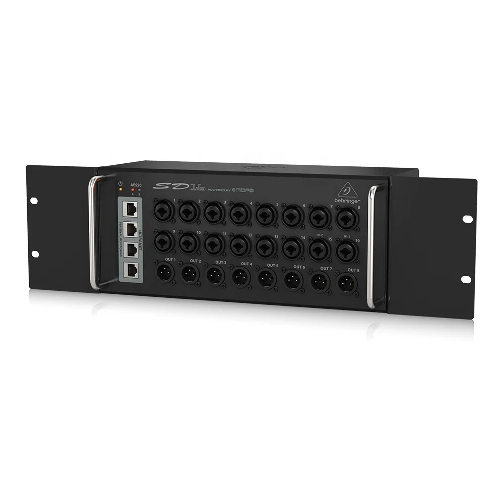 Behringer SD16 Stage Box 16 Inputs 8 Outputs Digital Snake 4-Port Connection for P16 Monitor Connection Stage Music Equipment
