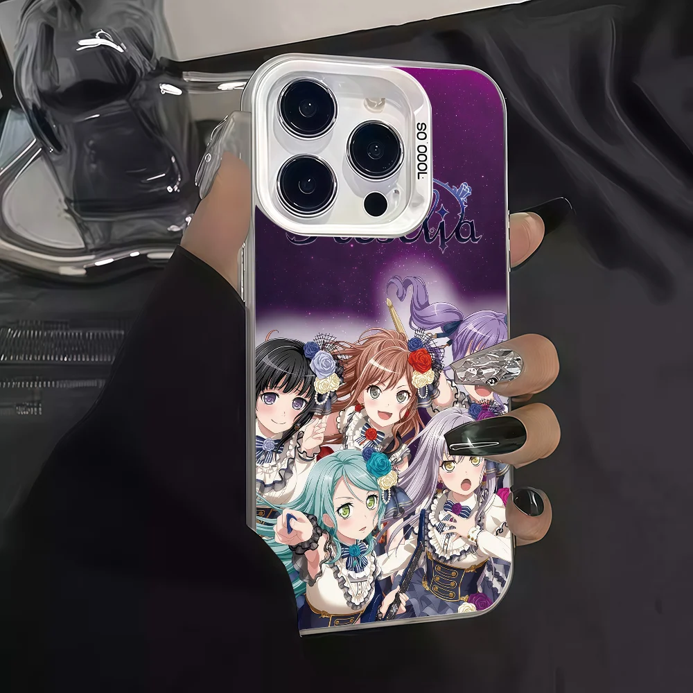 أنيمي R-Roselia بانغ حلم جراب هاتف لسامسونج A07 A17 A06 S25 S24 S23 الترا FE زائد واقية IMD اللون غطاء #6