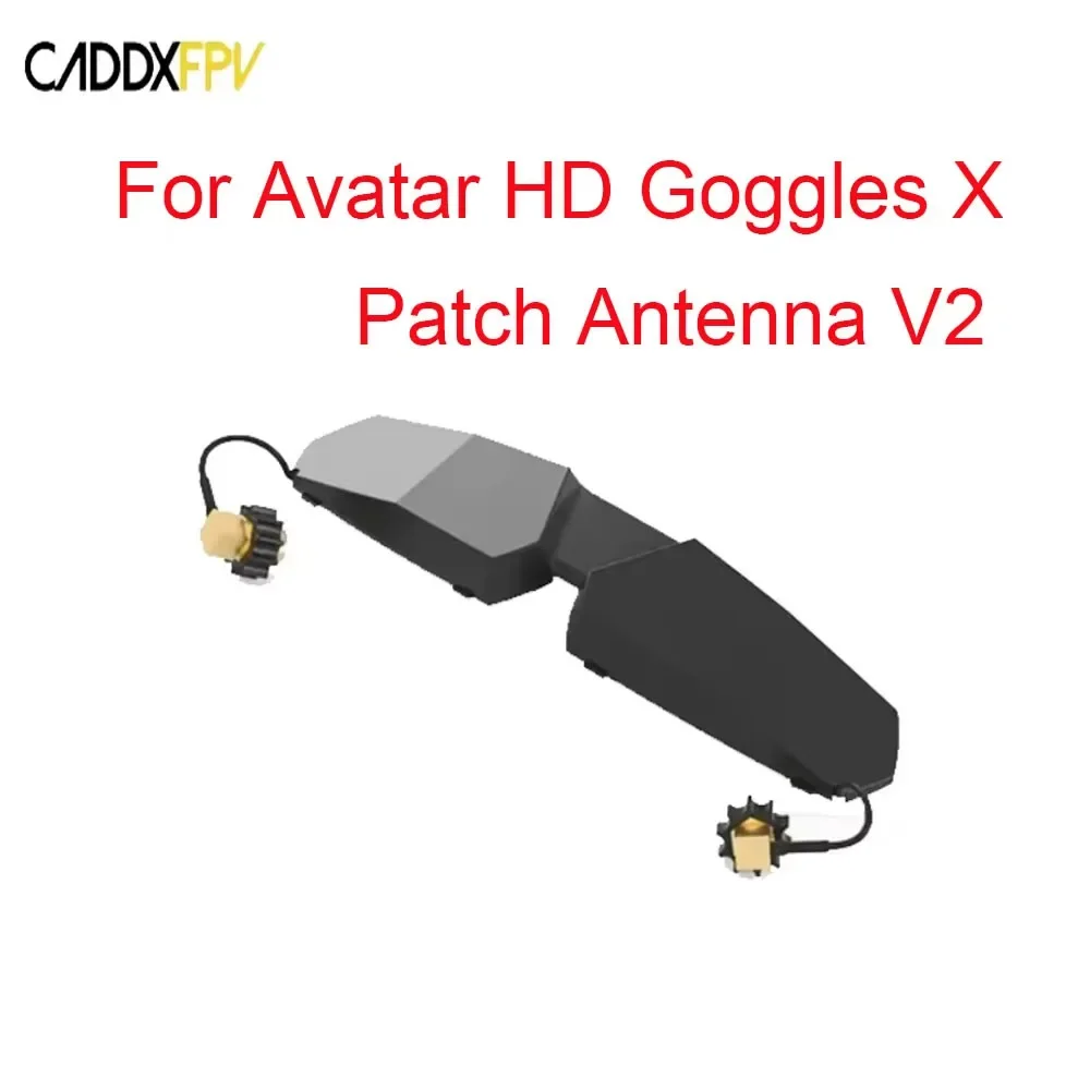 

CADDX Walksnail Avatar HD Goggles X Replacement Kit: V2 Patch Antenna & Wide Small Waterproof PU Foam for DJI FPV Racing