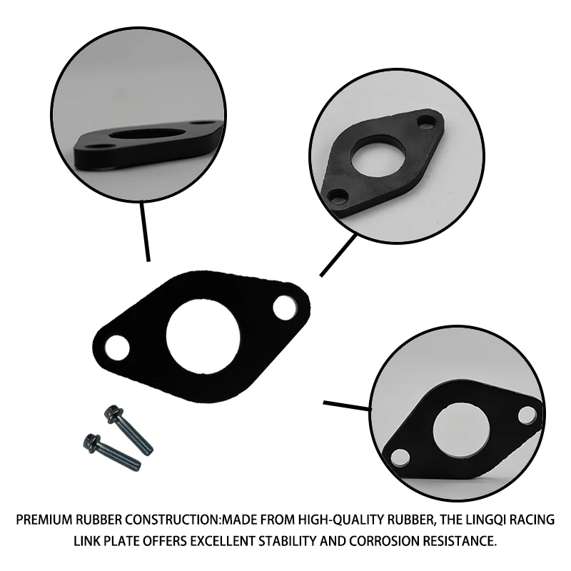 LINGQI Vergaser-Ansaugrohrdichtung, Abstandsdichtung für chinesische 110 cc, 125 cc, 140 cc Motoren, XR CRF KLX Pit Dirt Bike
