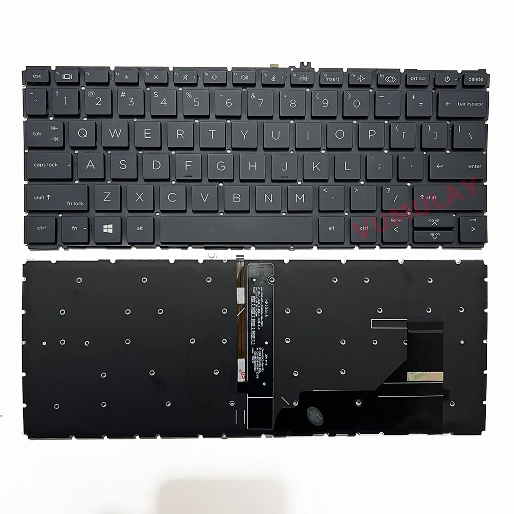 Teclado retroiluminado EE. UU./Ruso para HP ProBook 635 Aero G7,635 Aero G8 HSN-I37C HSN-I43C HSN-I36C