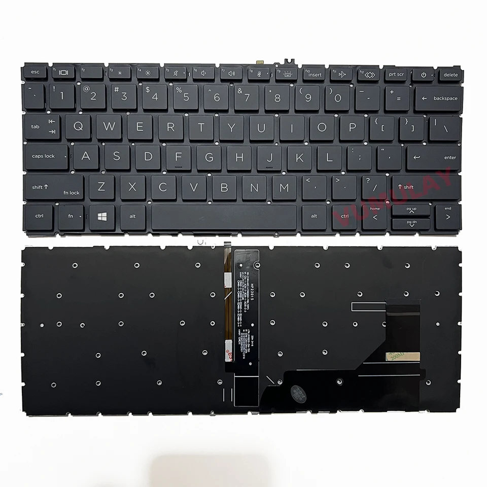 US/Russian Backlit Keyboard for HP ProBook 635 Aero G7,635 Aero G8