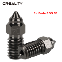 Creality Hardened Steel Nozzles For Ender3 V3 SE High Speed Nozzle 0.4mm For High-temperature 3D Printer Parts For Hotend Kit