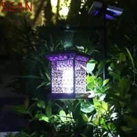 SEAN Outdoor Solar Mosquito Killer Lamp LED Portable Lantern IP65 Insect Kill Lawn Lights for Garden Courtyard Decor