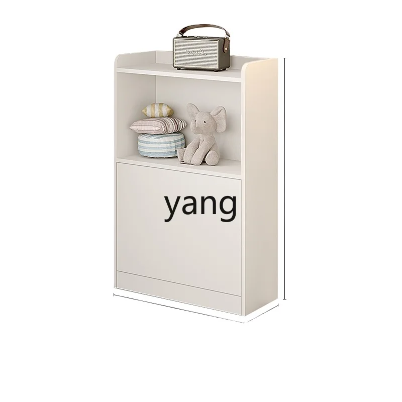 CX  cream wind solid wood crevice bedside table bedroom ultra-narrow bedside table against the wall bedside table