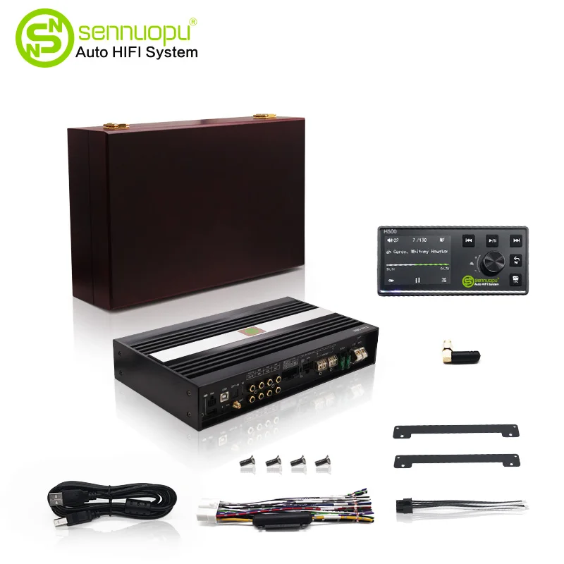 Sennuopu X12 Processador Dsp de 10 canais Bluetooth Amplificador de áudio para carro 1000w 12 V Auto Stereo 8 Ch Amplificador automotivo para som de carro