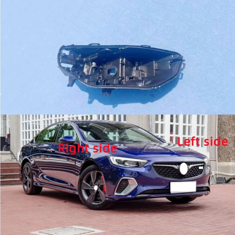 For Buick Regal 2016 2017 2018 Headlamp Base Headlight Rear Shell Replace Headlight House Black rear shell