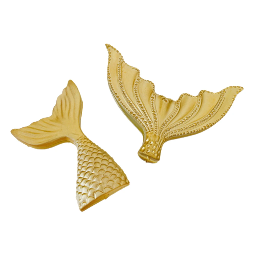 

2pcs Cake Decoration Shaped DIY Accessory Wedding Party Decorations Mermaid Ornament Pastry Baking Decor