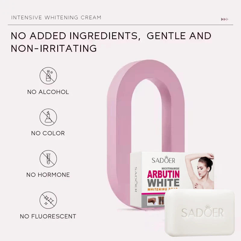 صابون تبييض الجسم تحت الإبط صابون تبييض الركبة إزالة جلد الدجاج إزالة البقع الداكنة الجلد الميت ترطيب سطع العناية بالجسم #6