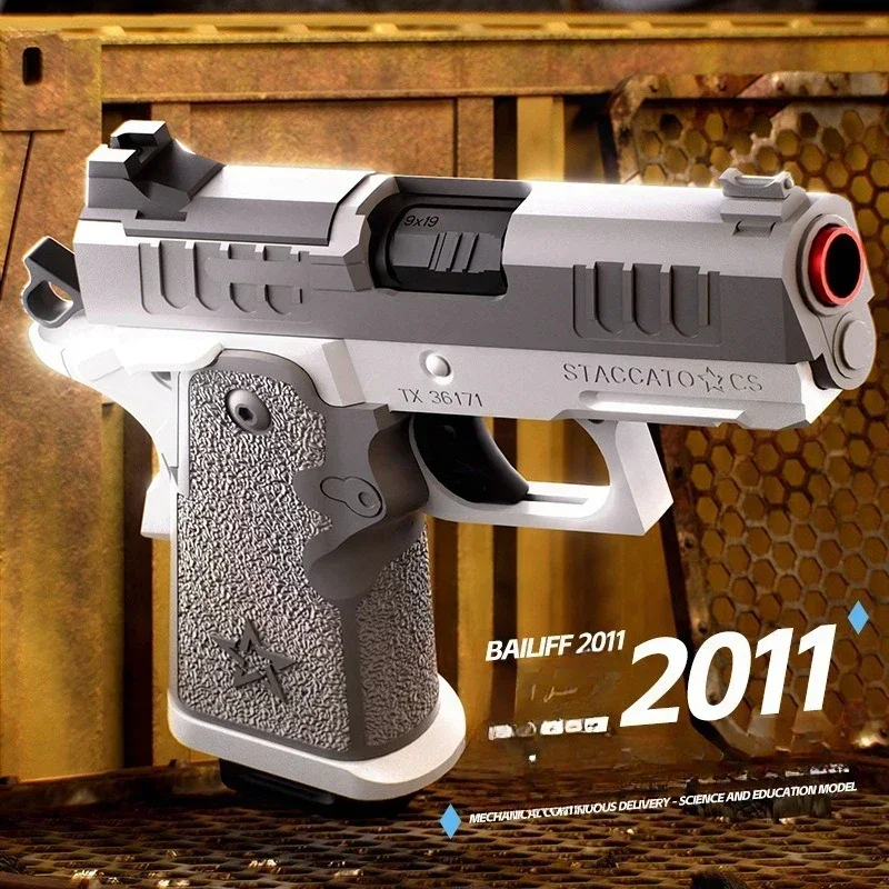 ミニ2011シェルスローイングミニピストル連続発射エアソフトブローバック空銃おもちゃ屋外CS武器男の子大人向け