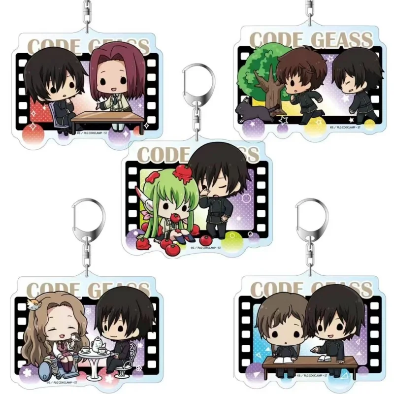 

Anime Code Geass Acrylic keychain Two-person matching series pendants Collect gifts 6cm