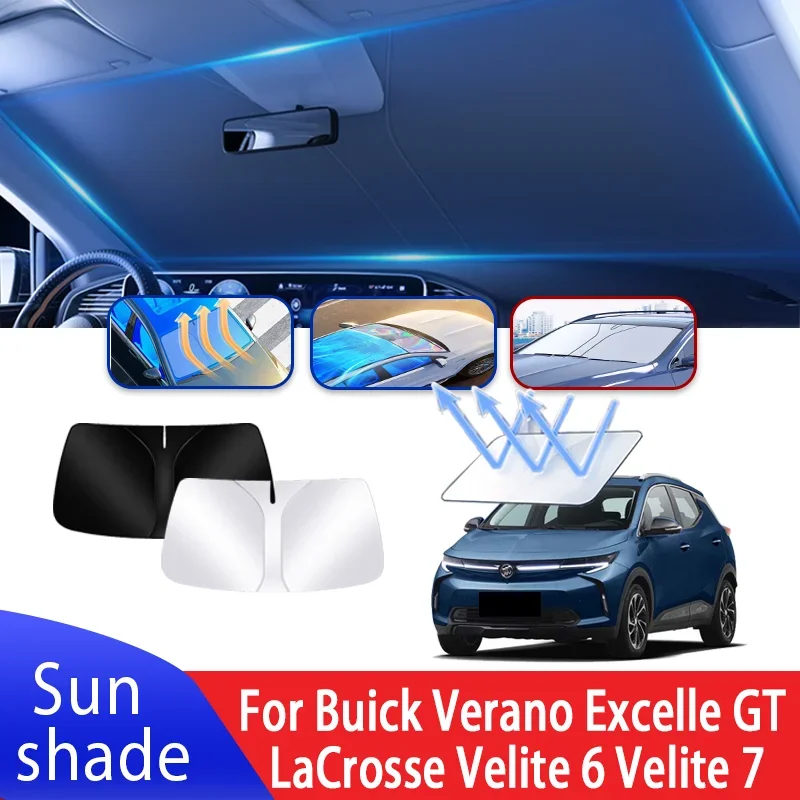 

Car Sun Visor For Buick Verano Excelle GT LaCrosse Velite 6 Auto Front Windshield Sunshade Heat Insulation Summer Accessories