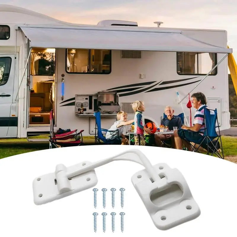 

RV Door Holder Door Catch Holder Hook Enhanced Security Entrance Latch Hardware For RV Caravan Trailer And Truck