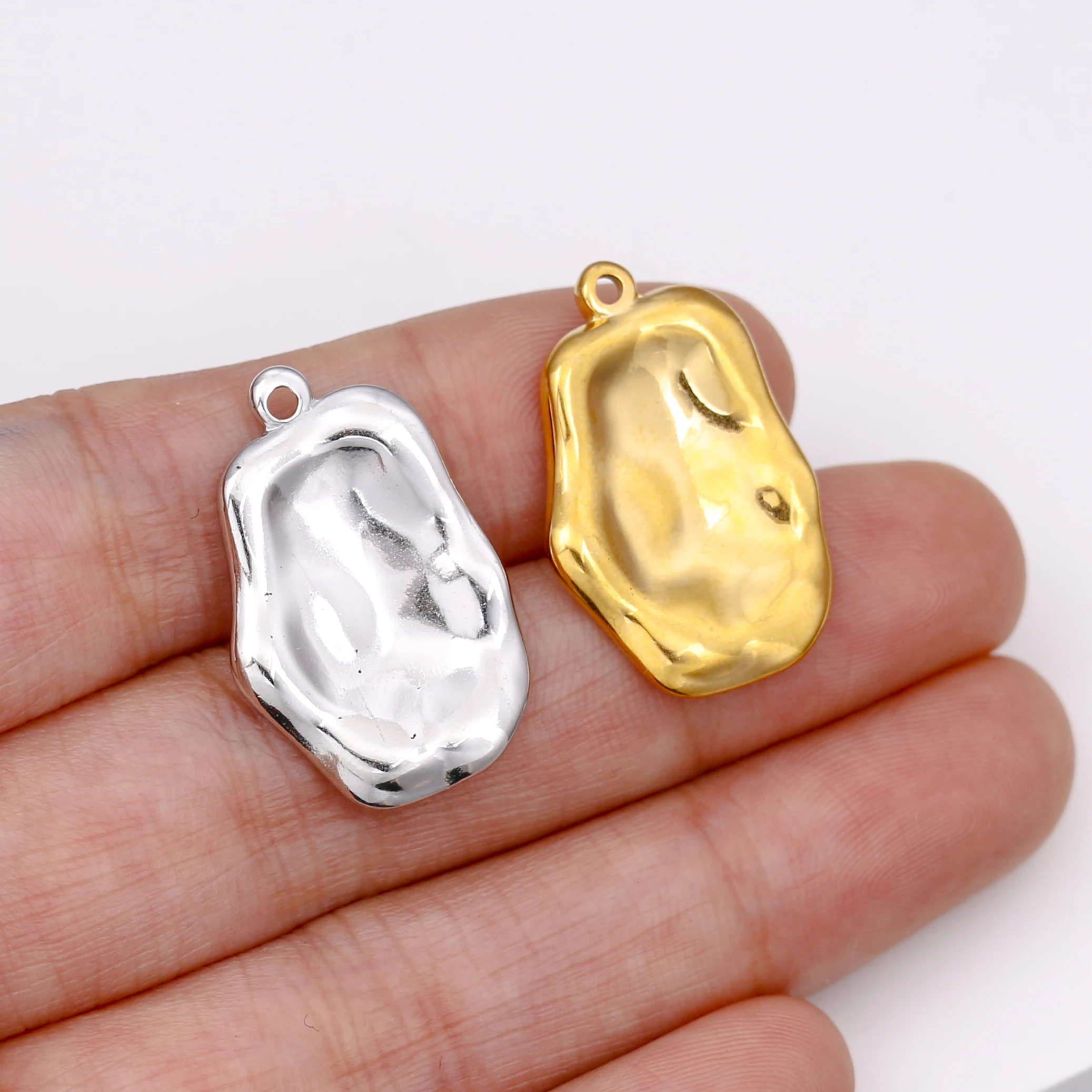 3PCS Edelstahl Unregelmäßige Geometrische Sonne Anhänger Charms Für DIY Halskette Armband Ohrringe Baumeln Charms Schmuck Zubehör – Detail 20