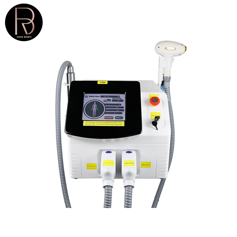 Laser Beauty Instrument Painless Diode Laser 755 808 1064 Nd Yag Laser Removal Machine