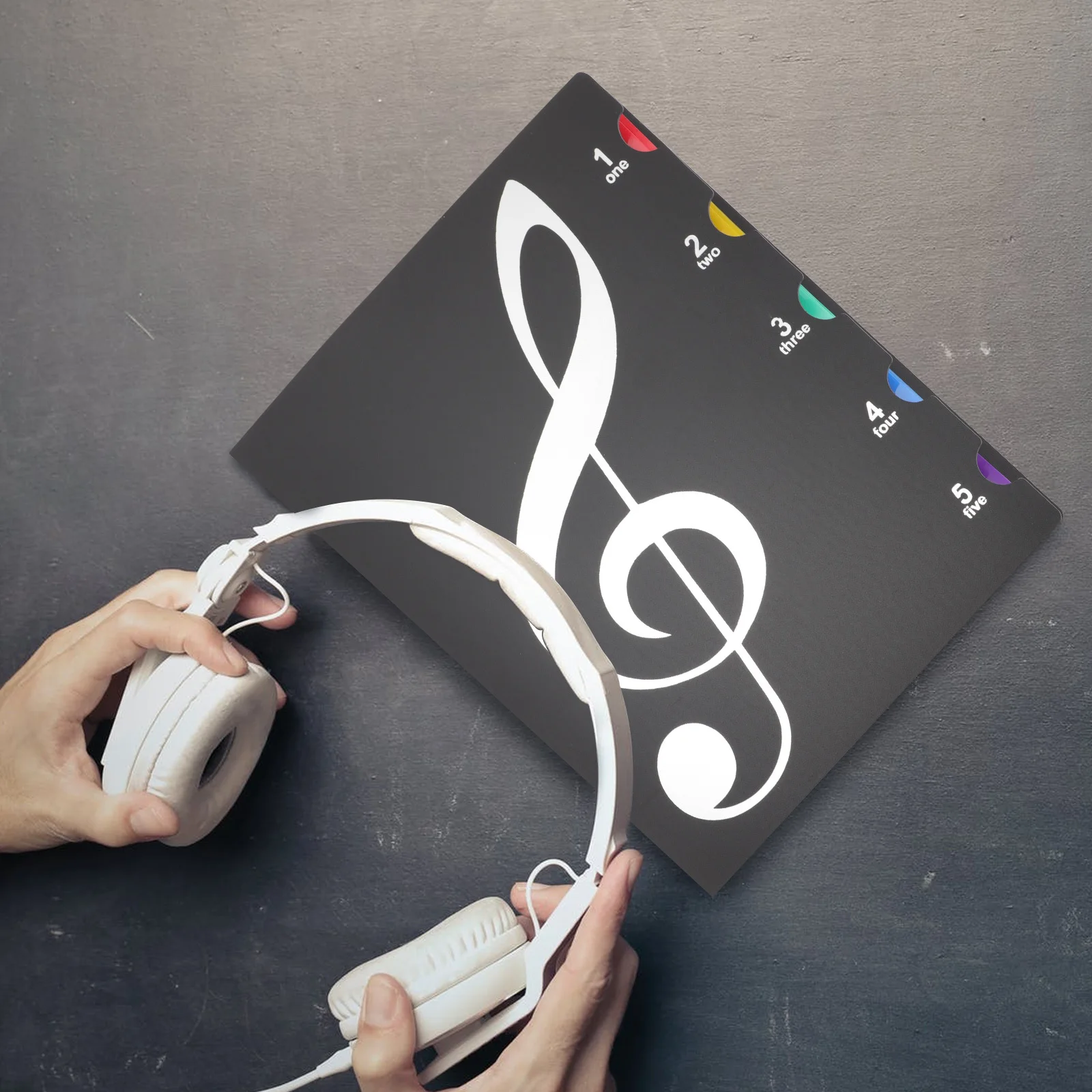 

A4 Size Sturdy ABS Plastic Lightweight Music Sheet Organizer Document Holder Protective Storage Case