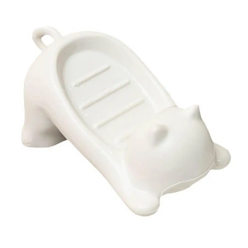Soap Tray Adorable Dish with Non-slip Design Fast Drainage for Easy Bathroom Soap Holder Saver Set of 2