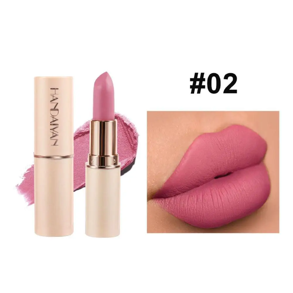 8 farben Tief Rot Matte Lippenstift Wasserdicht Nicht-stick Lippenstifte Balsam Zu Samt Dunkle Farbe Tasse Kosmetik Lip Rot make-up Einfach N1T6