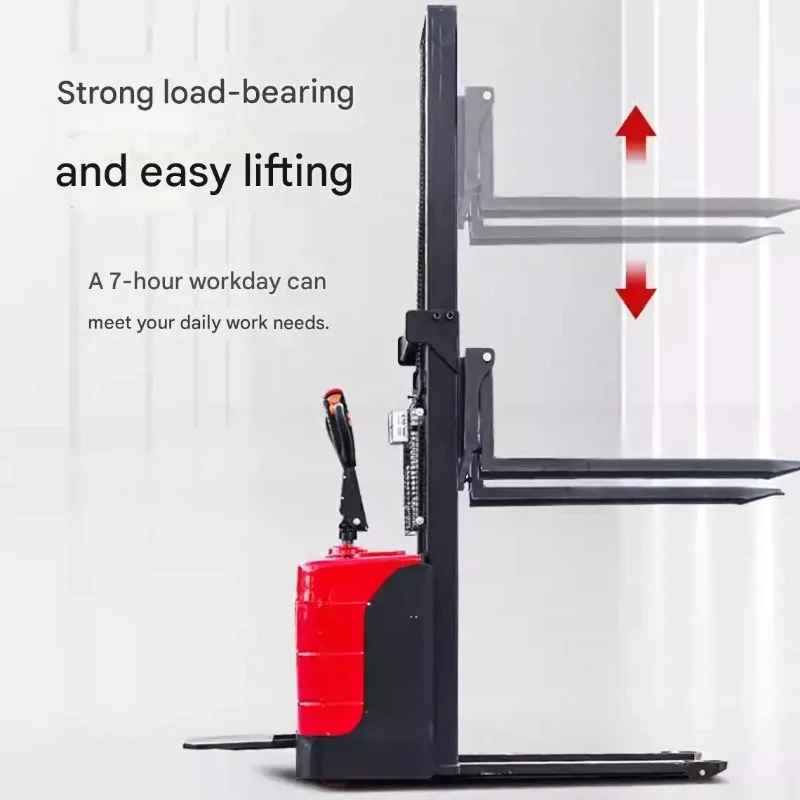 All-electric Pallet Stacker Crane, Portable Trolley-type Electric Stacker Crane