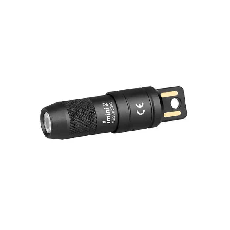 Olight imini 2 EDC Flashlight Rechargeable Keychain Torch Mini Lamp 50 Lumens USB plug on the magnetic cap Built-in Battery