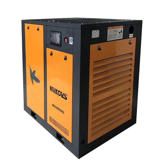 Compresor de Aire de Tornillo de Accionamiento Directo de 75 kW, 100 hp, 8 bar, 450 cfm, 10 bar, 400 cfm, 12 bar, 357 cfm, Refrigerado por Aire