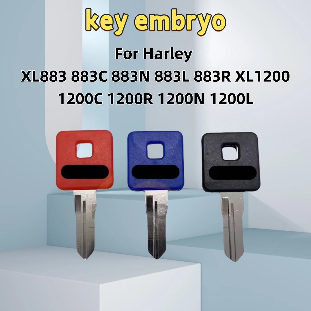 

For Harley Davidson Sportster XL883 883C 883N 883L 883R XL1200 1200C 1200R 1200N 1200L Motorcycle Keys New Motorcycle Key