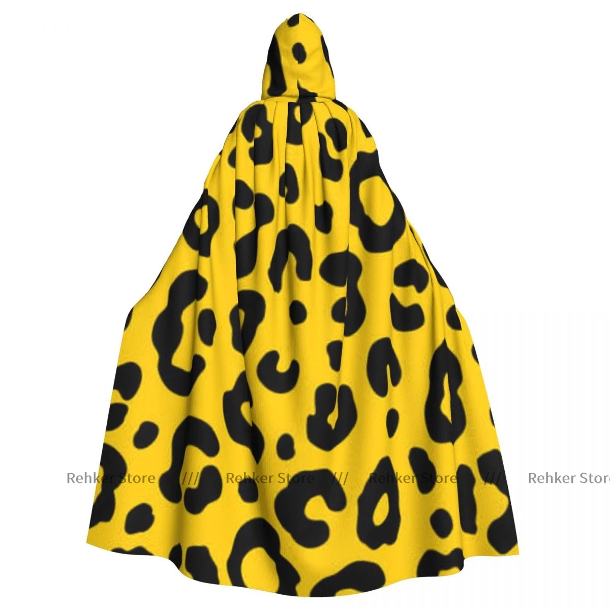 

Witch Cloak Colorful Leopard Pattern Halloween Cosplay Costume Unisex Adult Cloak Retro Ages Cape