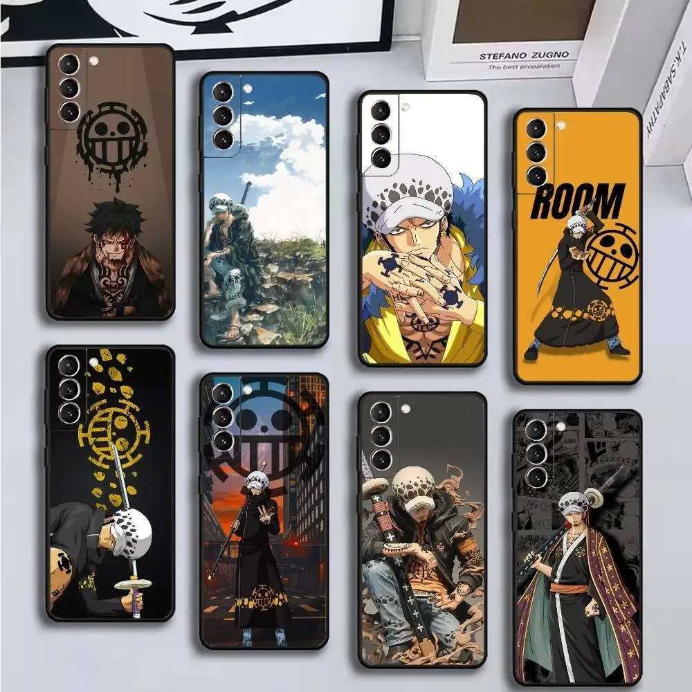

Trafalgar O-One P-PieceS D.Water Law Phone Case For Samsung GalaxyA13,21s,22,31,32,52,53,71,72,73,Soft Black Cover