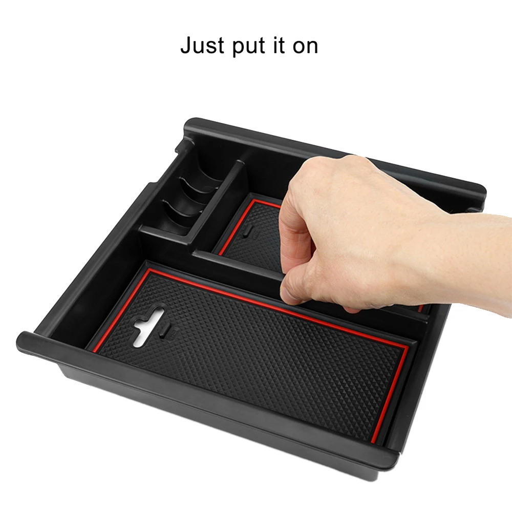 صينية تنظيم المركز مناسبة لسيارة Toyota Tacoma 2016-2019 ABS باللون الأسود والأحمر #3