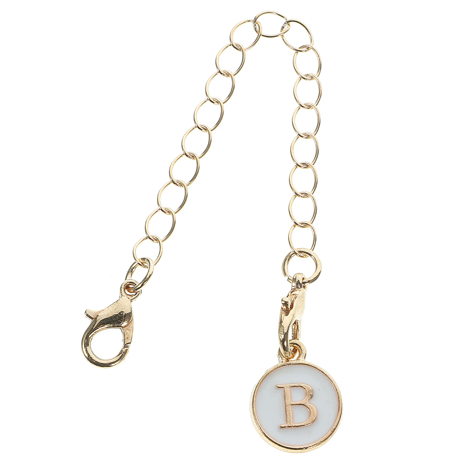 

Letter Keychain Wallet Women Accessories A White Alloy Car Keys Backpack Pendant Lightweight Stylish Handbag Charm Jewelry