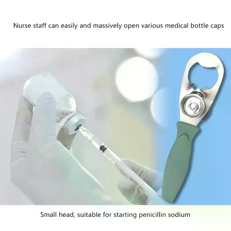 متعددة الوظائف فتاحة الزجاجات الطبية قارورة بلاستيكية فتاحة المعونة للممرضة طبيب قارورة مفتوحة زجاجة ممرضة بثور أمبولة قواطع #1