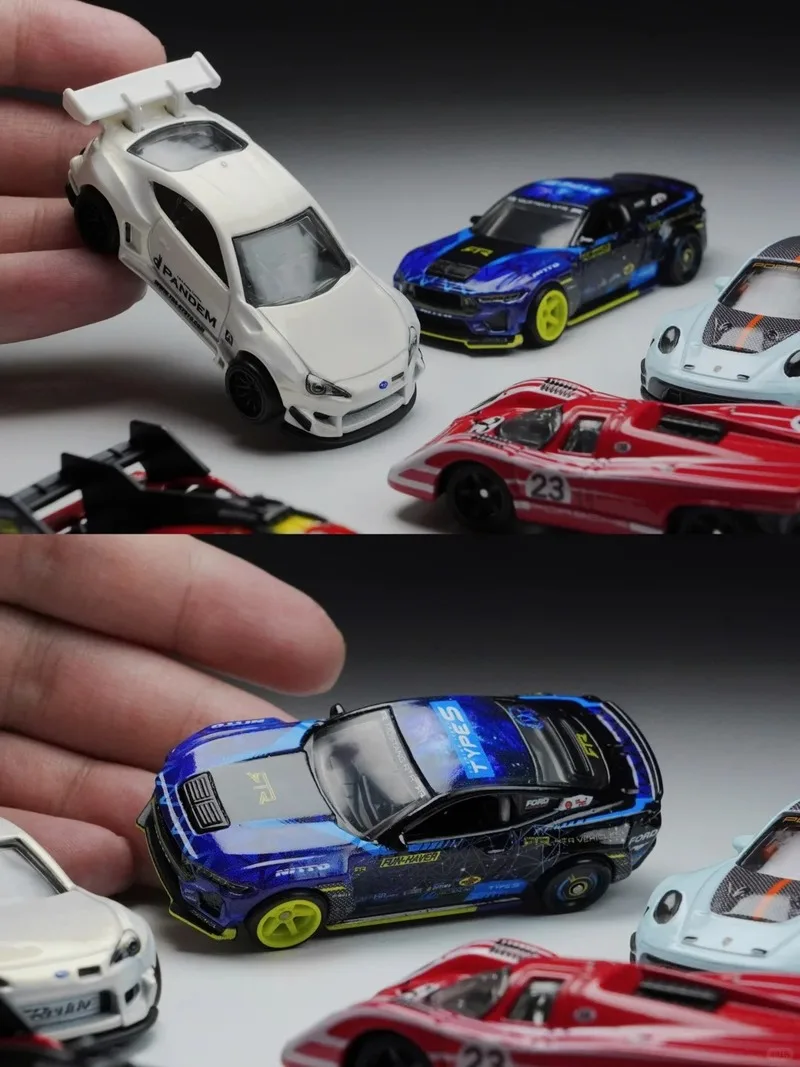 新しいホットウィールプレミアムカーカルチャーサーキットレジェンドおもちゃ男の子1/64ダイキャストフェラーリフォードマスタングポルシェパンデムスバルギフトFPY86