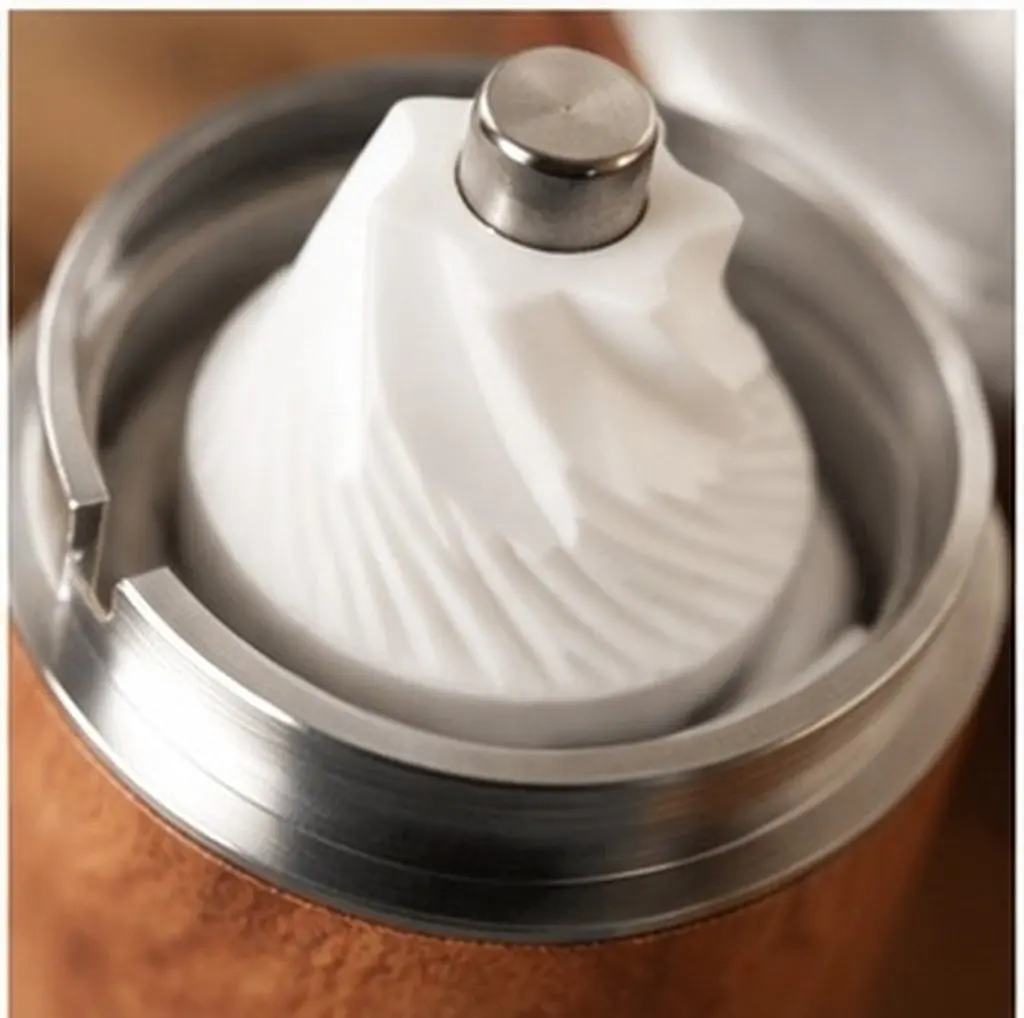 Manual Hand Coffee Grinder Stainless Steel Burr Mill for Fine Consistent Grounds Portable Camping Espresso Kitchen Use Hand