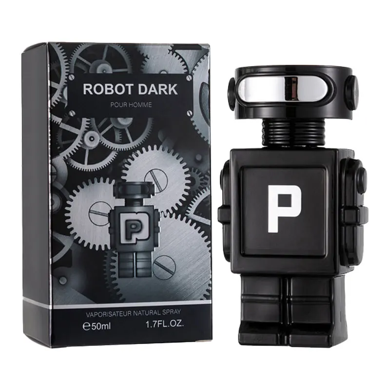 50ml Perfume Hombre Original High Quality Cologne Robot Perfumes The Robots Looks Smells Long Lasting Suitable Collection Gift