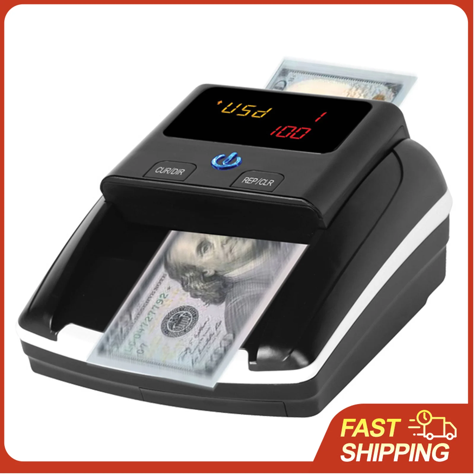 Money Counter Counterfeit Bill Detector Automatic Money Detection By UV MG IR Image Paper Size Thickness for EURO US Dollar