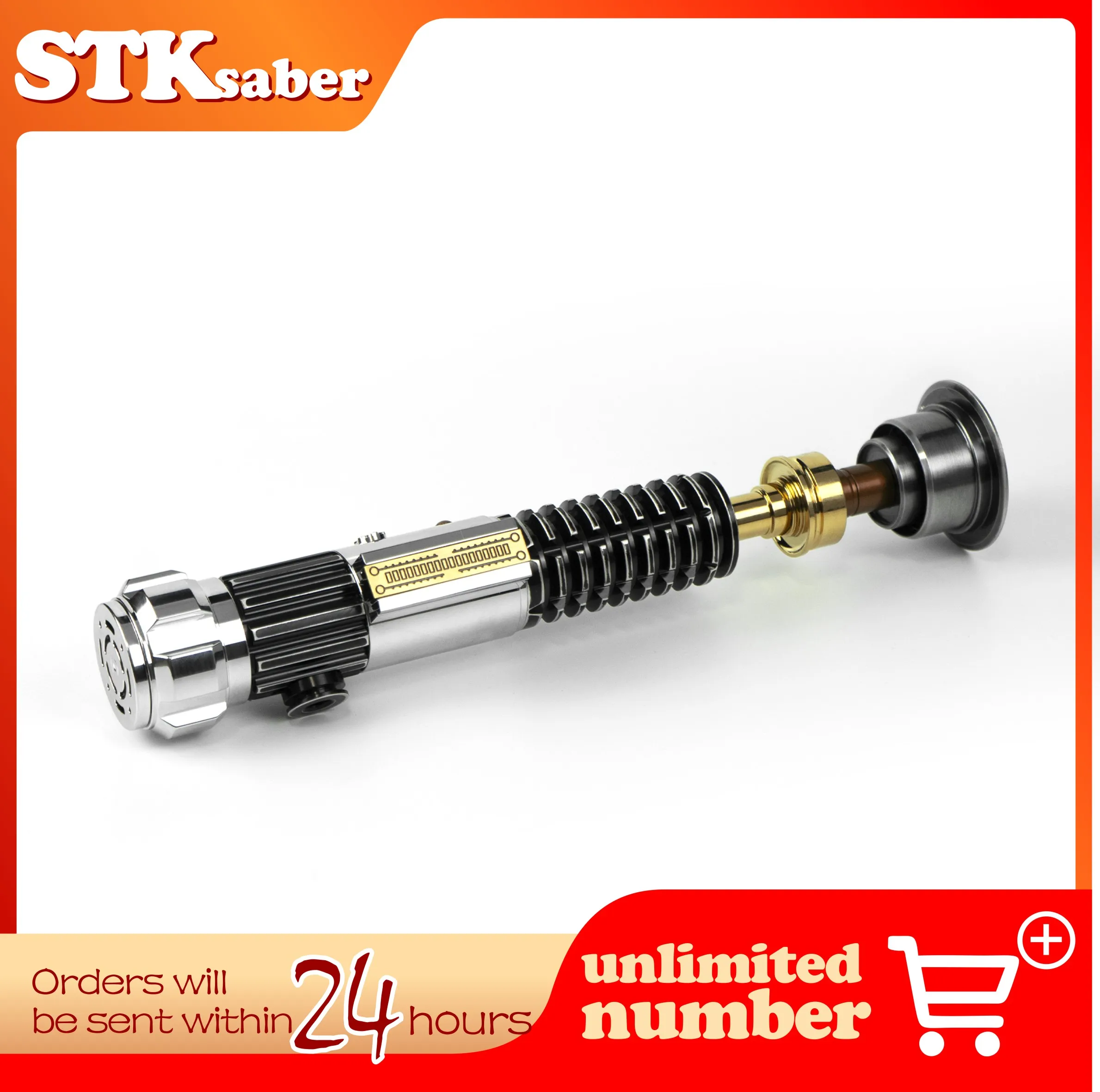 

89saber- Obi Wan EP3.5 Proffie 2.2 board Smooth Swing With Blade More than 40+ sound modes