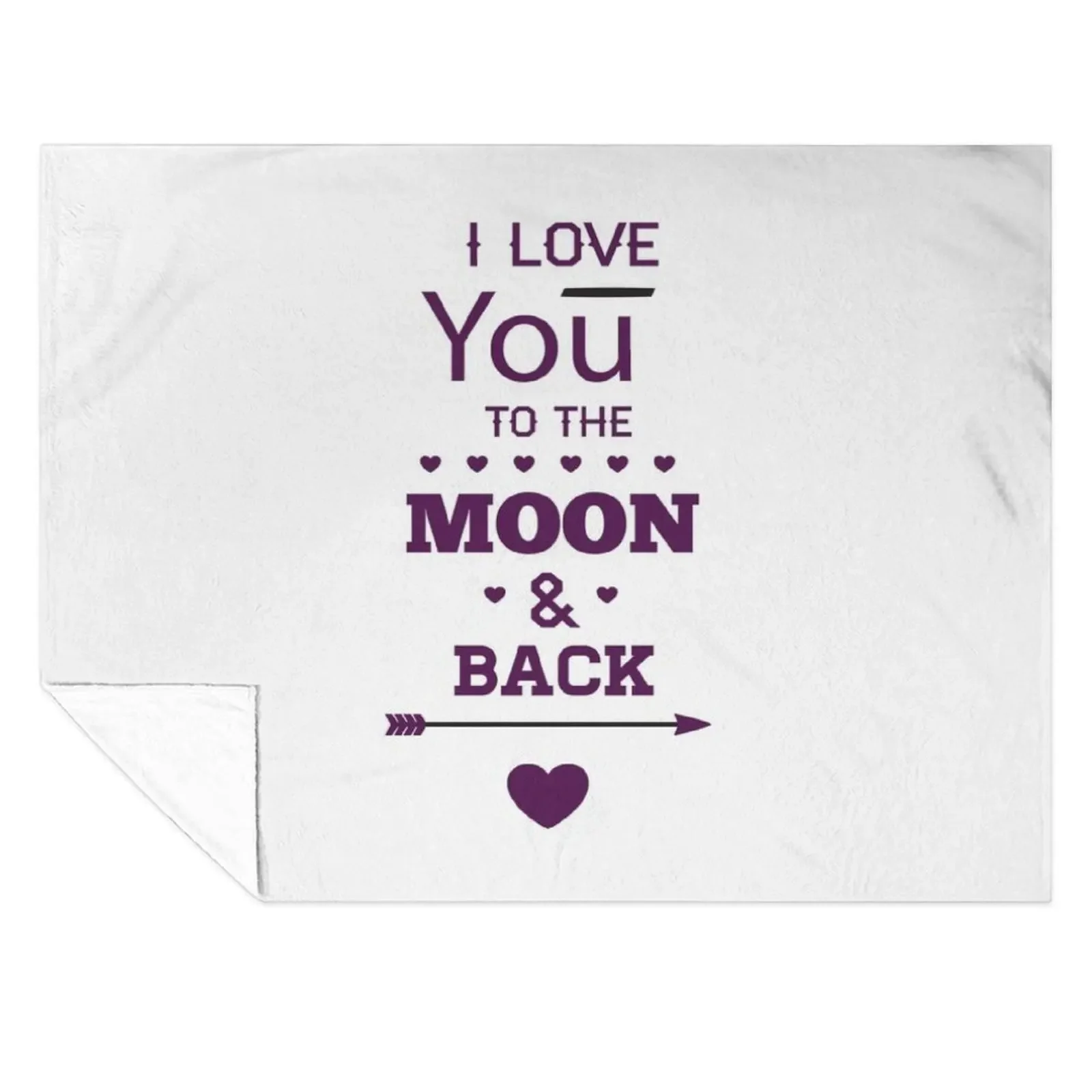 

I love you to the moon and back Throw Blanket Bed covers Stuffeds Comforter Thins Blankets