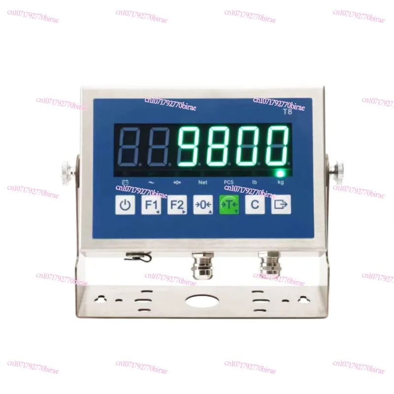 

T8 Stainless Steel Indicator Digital Floor Scale Platform Scale Indicator with Hold Function