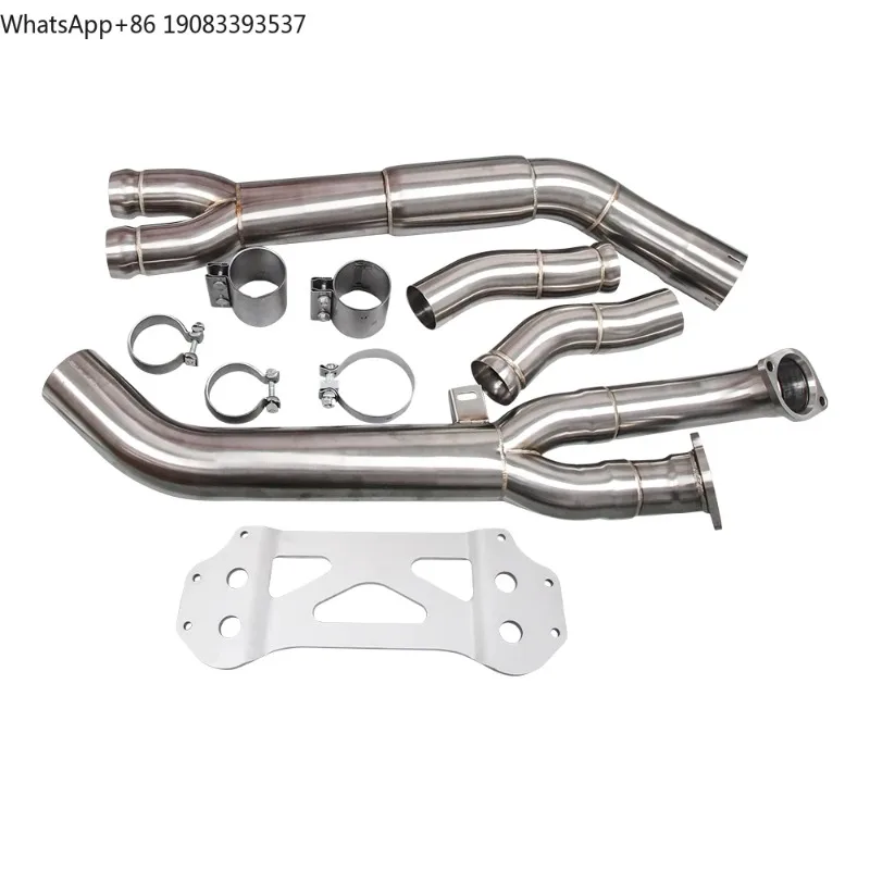 

For BMW S58 G80 M3 G82 G83 M4 Single Midpipe Exhaust With Resonated Plug-and-Play Compatible with Original Muffler