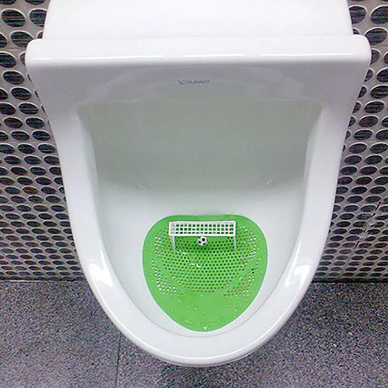5pcs/set Football Shooting Mat Goal Urinal Male Toilet Urinal Tool Leather Pad Deodorant Clean Aromatic Bathroom Accessory ﻿
