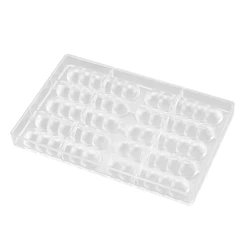10 Cavity Chocolate Mould Half Round Gourd Shape Cake Mould Cake Mould For Bakeware Candy Pastry Bakery Tools