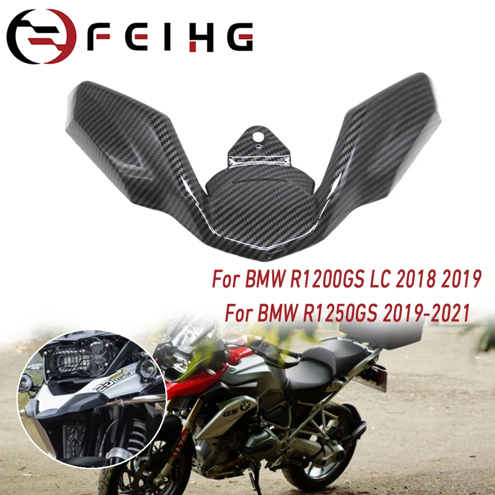 

R1200GS R1250GS Carbon Look Front Beak Fairing Extension Wheel Extender Cover For BMW R 1250 GS R 1200GS R 1200 GS LC 2019-2021