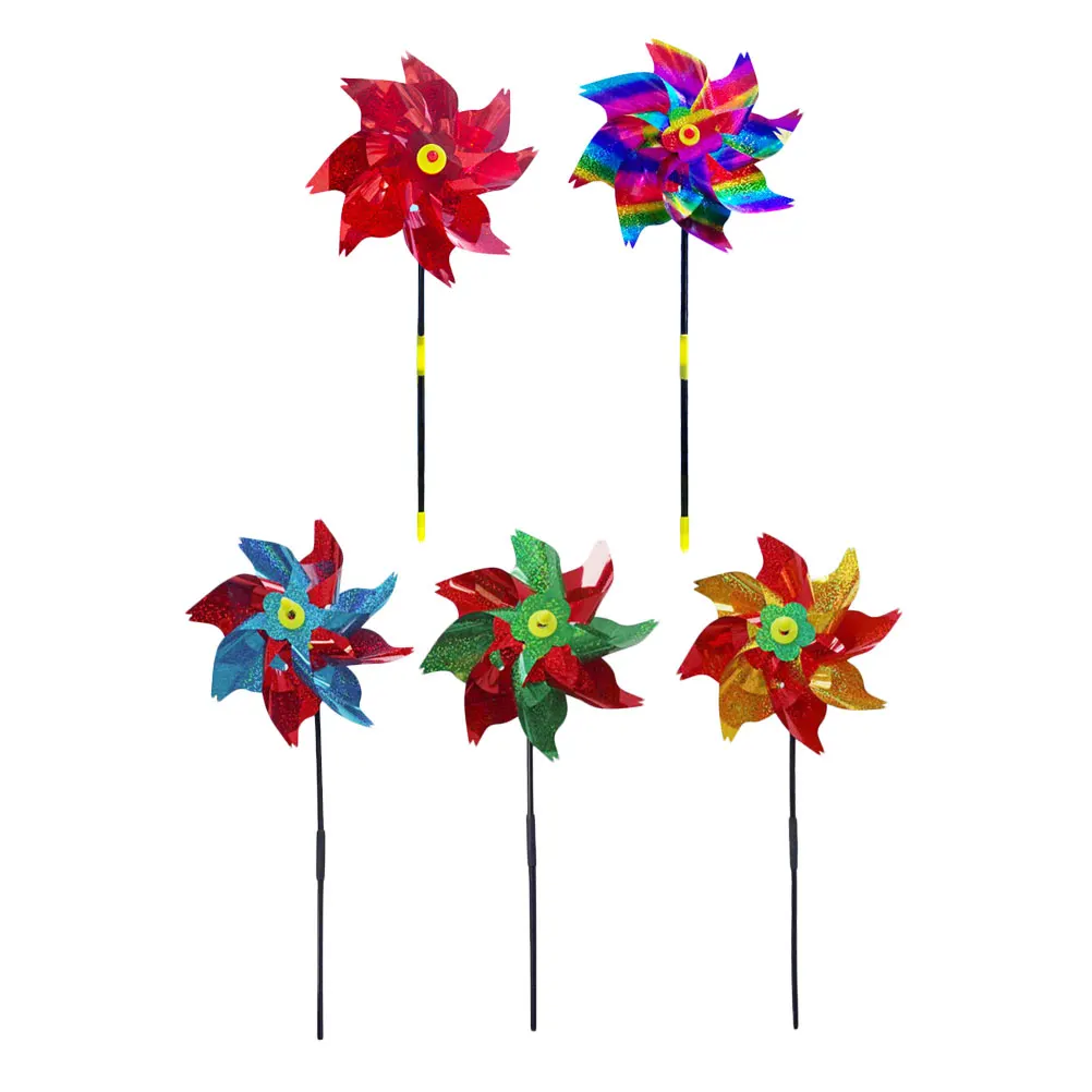 

Reflective Windmill Repeller Durable Scare Pest Repellent Device for Railway Farms Garden Supply Outdoor Pest Control