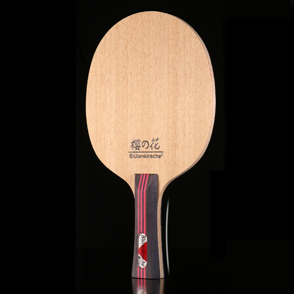 Table Tennis Racket Professional Ping Pong Racket Set Pimples-in Pure Wood High Quality Blade Bat Paddle Long Handle