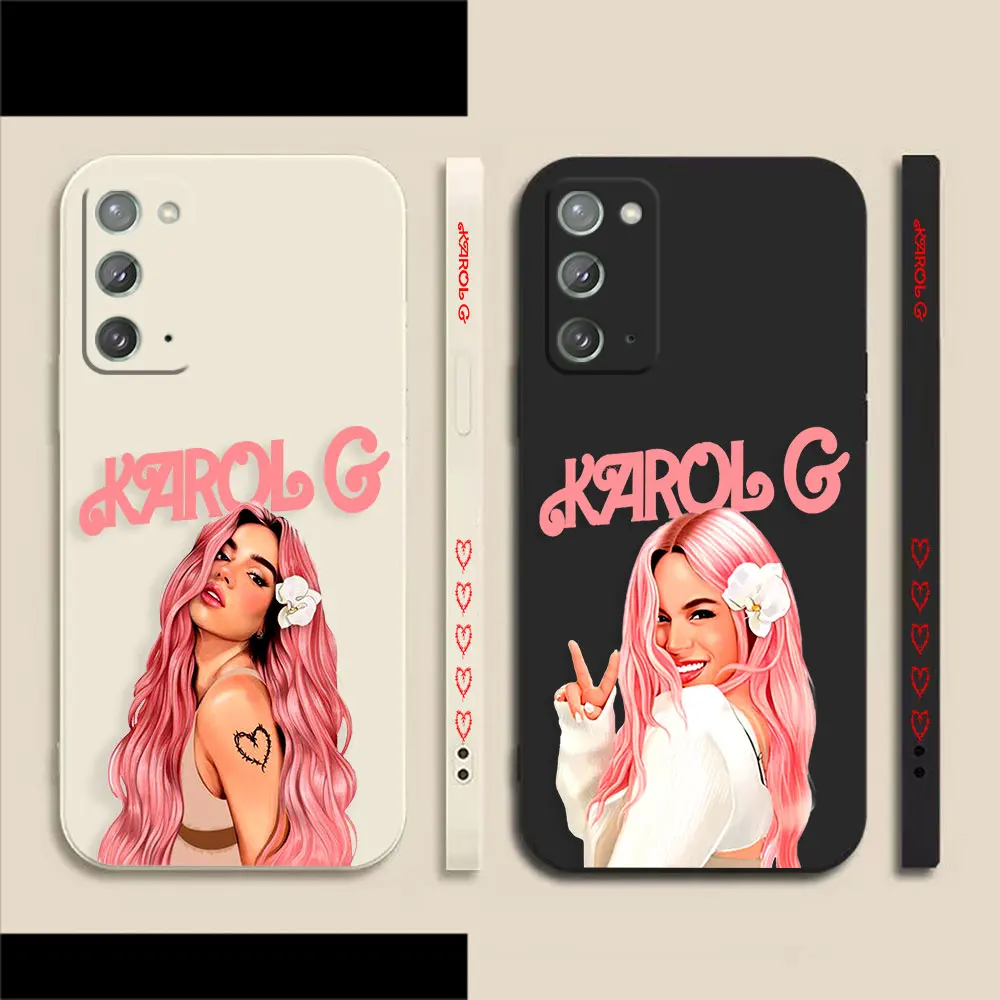 Pop Singer K-Karol G Phone Case For Samsung A90 A80 A70 A50 A30 A20S A10 Note 20 10 M33 M32 M31 Pro Plus Lite Ultra 4G 5G  Case